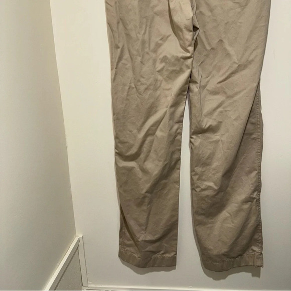 Men’s L.L Bean Vintage Khaki Natural Fit Straight Leg Office  Pants Size: 31x36 - Picture 13 of 16